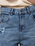 Nevada Denim Long Pants Boyf Destroyed
