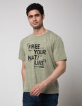 Watchout Jeans Men's T-Shirt Print Free