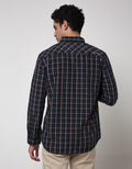 Watchout Jeans Plaid Long Sleeve Shirt