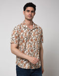 Watchout Casual Floral Bae Kemeja Pria