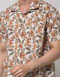 Watchout Casual Floral Bae Kemeja Pria