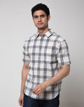 Watchout Casual Check Box Kemeja Pria