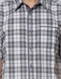 Watchout! Casual Short Sleeve Shirts Plaid Motif