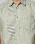 Watchout Casual Textured Kemeja Pria