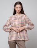 Triset Ladies Blouses Print Cubes