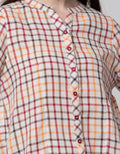 Triset Ladies Blouses Print Cubes