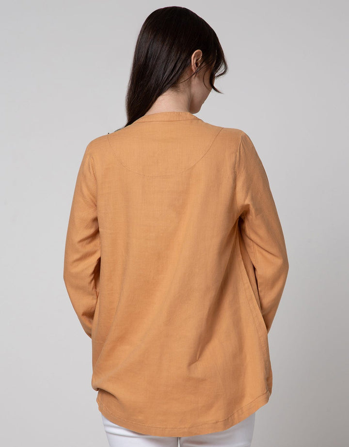 Triset Casual Drawstring Bottom Blouse