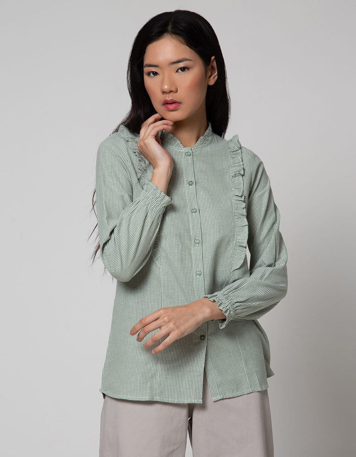 Triset Casual Laces Blouse Wanita