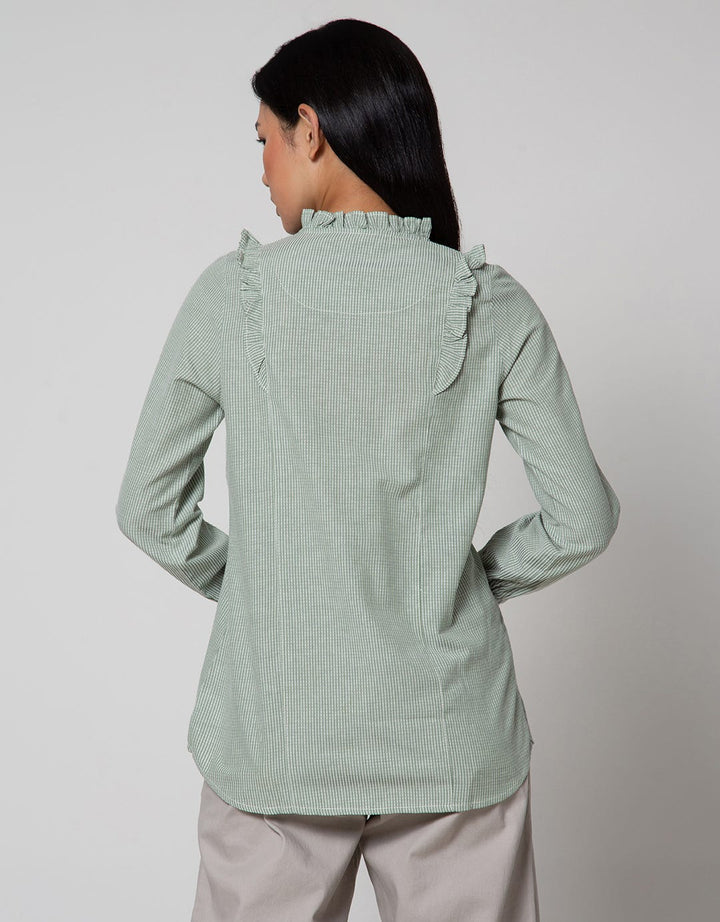 Triset Casual Laces Blouse Wanita