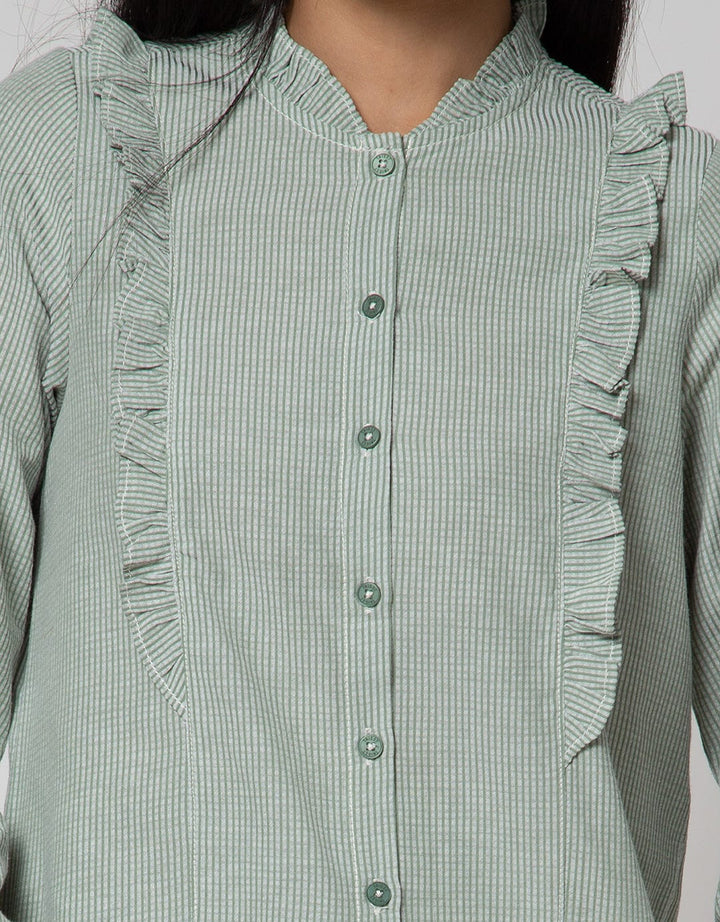 Triset Casual Laces Blouse Wanita