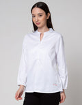 Triset Casual Embroidery Brand Blouse