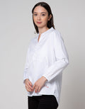 Triset Casual Embroidery Brand Blouse