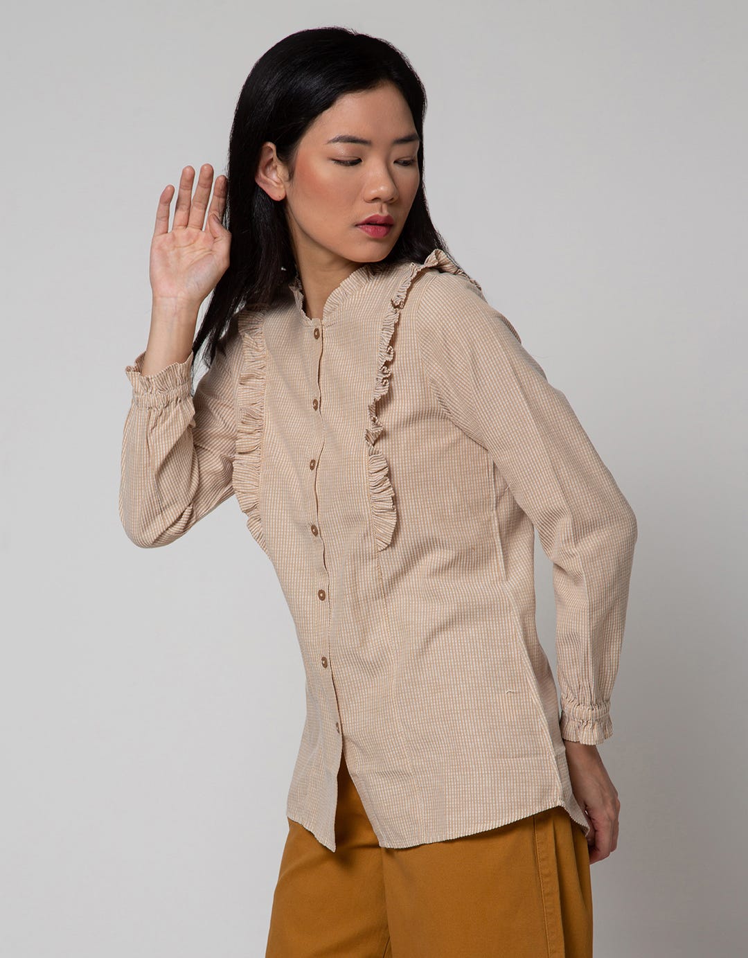 Triset Casual Ruffle Blouses