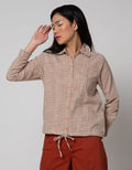 Triset Casual Stripes Blouse Wanita