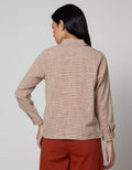 Triset Casual Stripes Blouse Wanita