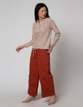 Triset Casual Stripes Blouse Wanita