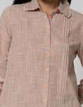 Triset Casual Stripes Blouse Wanita
