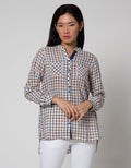 Triset Casual Check Print Blouses