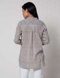 Triset Casual Check Print Blouses