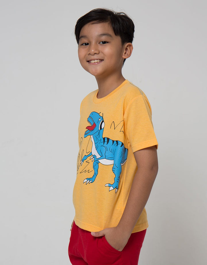 Little M Best Dino Kaos Anak Laki-laki