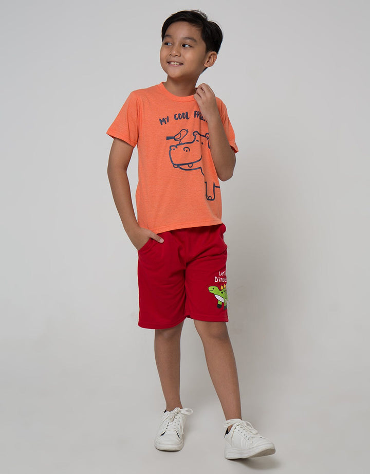 Little M Hippo Boys T-Shirt