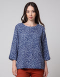 St. Yves Floral Blouse Panjang Wanita