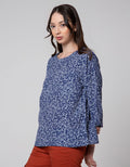 St. Yves Floral Blouse Panjang Wanita