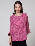 St. Yves Floral Blouse Panjang Wanita