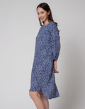 St. Yves Midi Full Print Dress Wanita