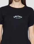 Cardinal Friyay Print Kaos Casual Wanita
