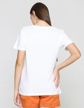 Cardinal Passions Print Kaos Casual Wanita