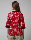 Connexion Women Short Sleeve Blouse Batik