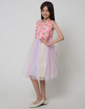 Kidz Too Tile Flower Midi Dress Anak Perempuan