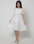Kidz Too Tile Cape Midi Dress Anak Perempuan