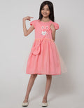 Kidz Too Bunny Mote Midi Dress Anak Perempuan
