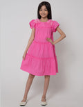 Kidz Too Solder Flower Midi Dress Anak Perempuan