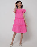 Kidz Too Solder Flower Midi Dress Anak Perempuan