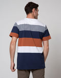 Cole Stripe Eng Block Kaos Pria