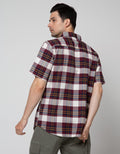 Cole Short Sleeve Shirt Woven Print Check