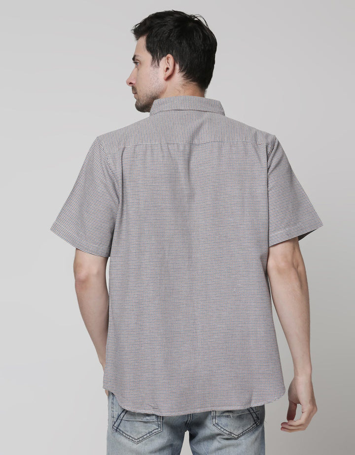 Cole Short Sleeve Shirt Woven Shirt Small Check 2