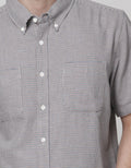 Cole Short Sleeve Shirt Woven Shirt Small Check 2