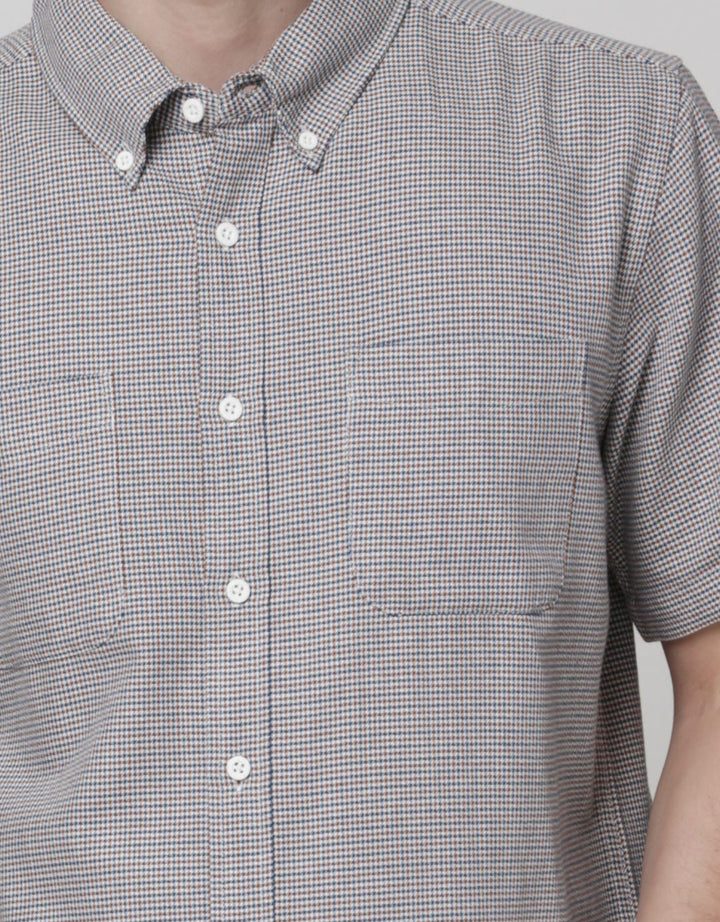 Cole Short Sleeve Shirt Woven Shirt Small Check 2