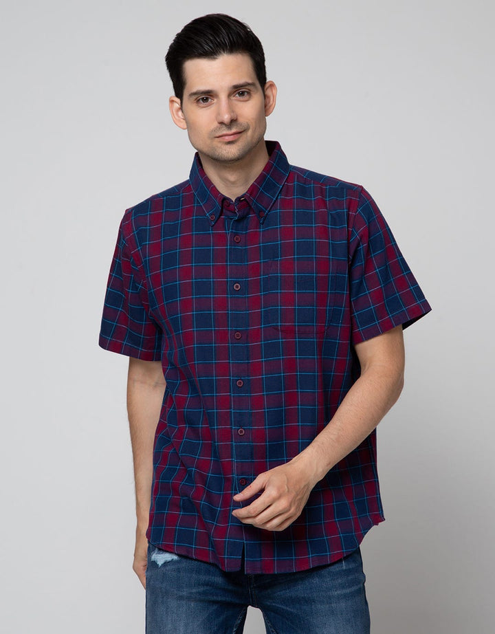 Cole Short Sleeve Shirt Medium Check