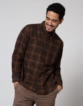 Cole Long Sleeve Shirt Woven Check Pocket