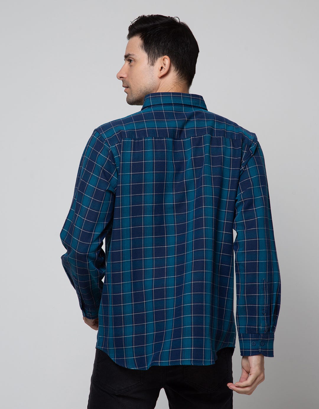 Cole Long Sleeve Shirt Woven Medium Check