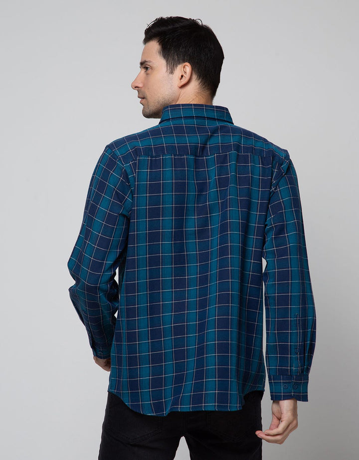 Cole Long Sleeve Shirt Woven Medium Check