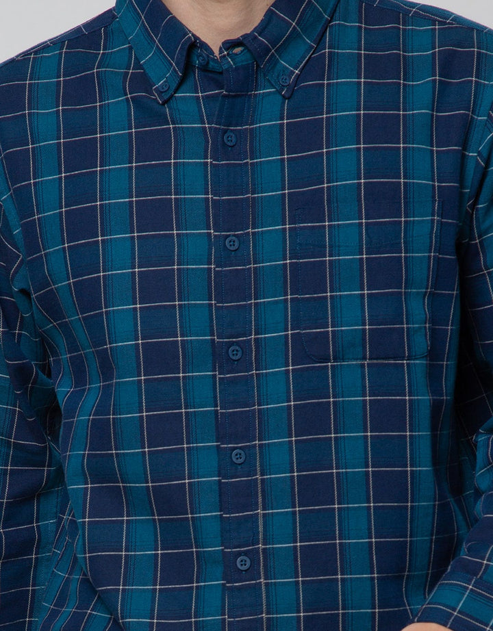 Cole Long Sleeve Shirt Woven Medium Check