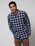 Cole Long Sleeve Shirt Woven Medim Check