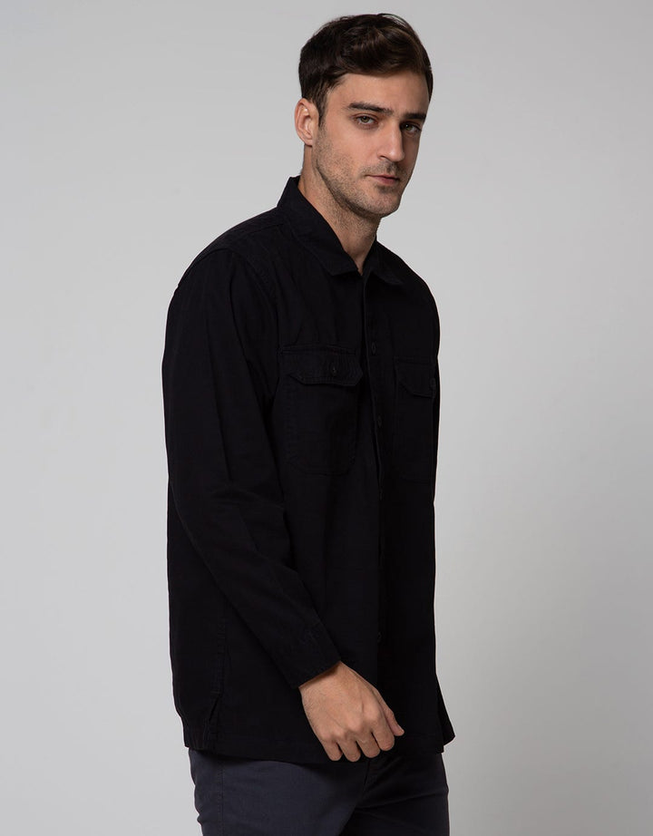 Cole Jaket Shirt Twill Solid