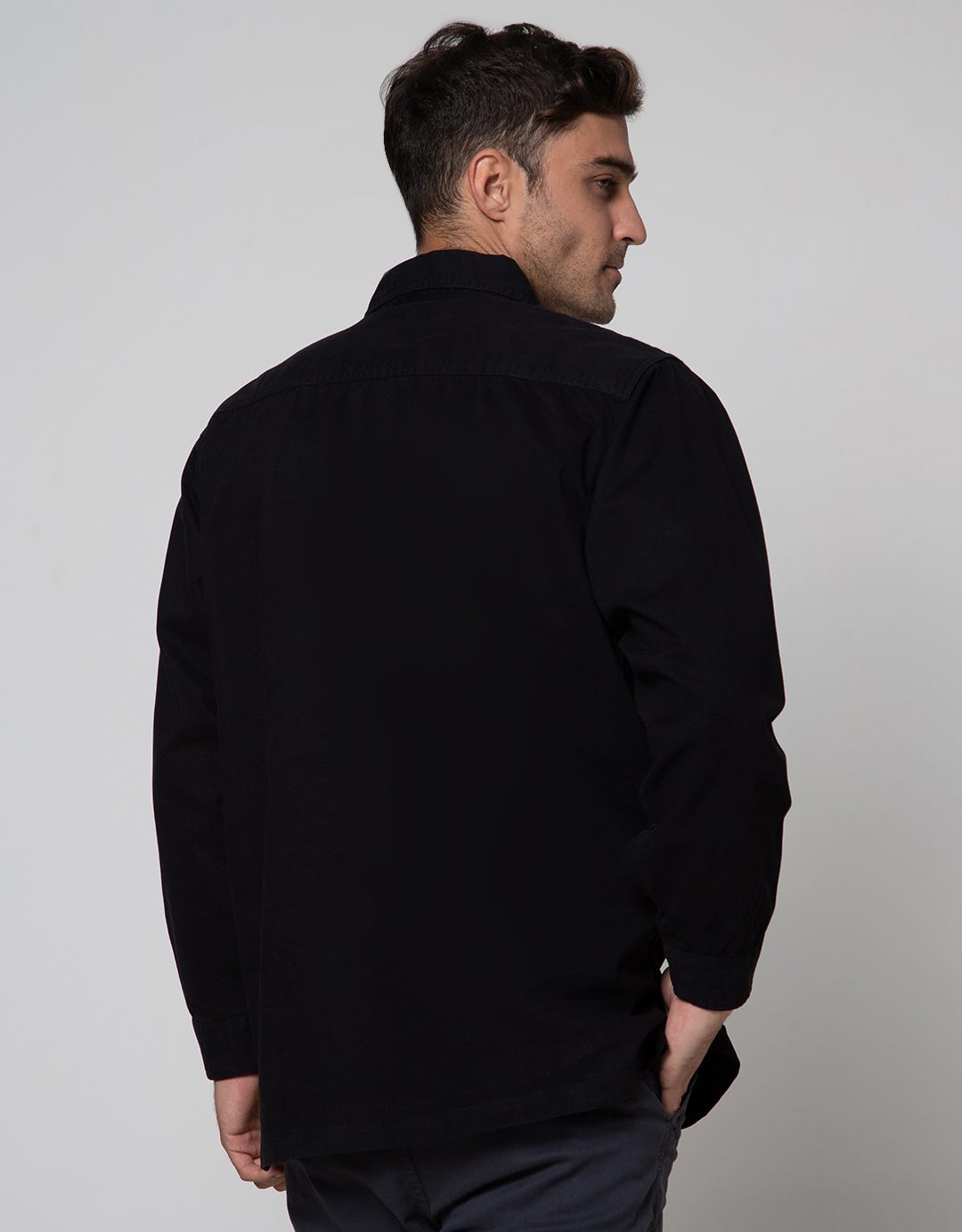 Cole Jaket Shirt Twill Solid